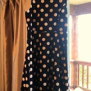Black and white polka dot dress.  NWOT.